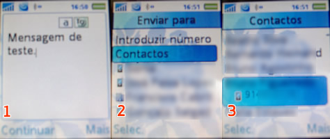 Enviar SMS no Sony Ericsson K610i