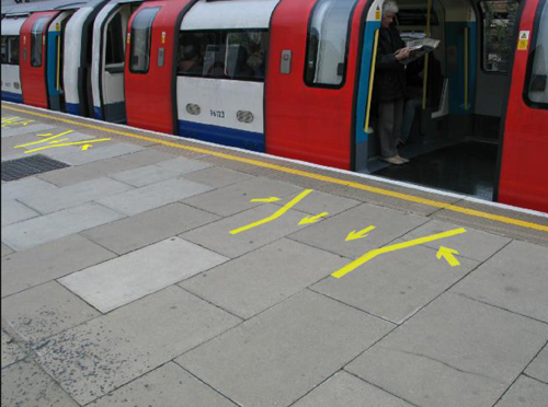 Entradas e Saídas no Metro de Londres
