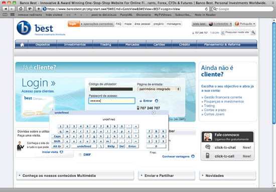 Best - Página de Login